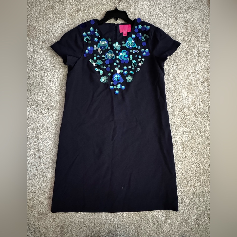 Lilly Pulitzer Navy Sequin Dress